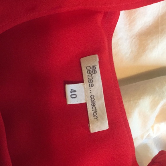 Les petites red pleated dress - Picture 3 of 3